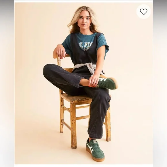 Free people High Roller Overall Denim Jumpsuit - Picture 4 of 11